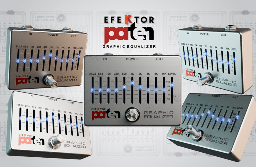 New Efektor PATEN 10-Band Protean Algorithmic Graphic Equalizer Available now at Intro Price!